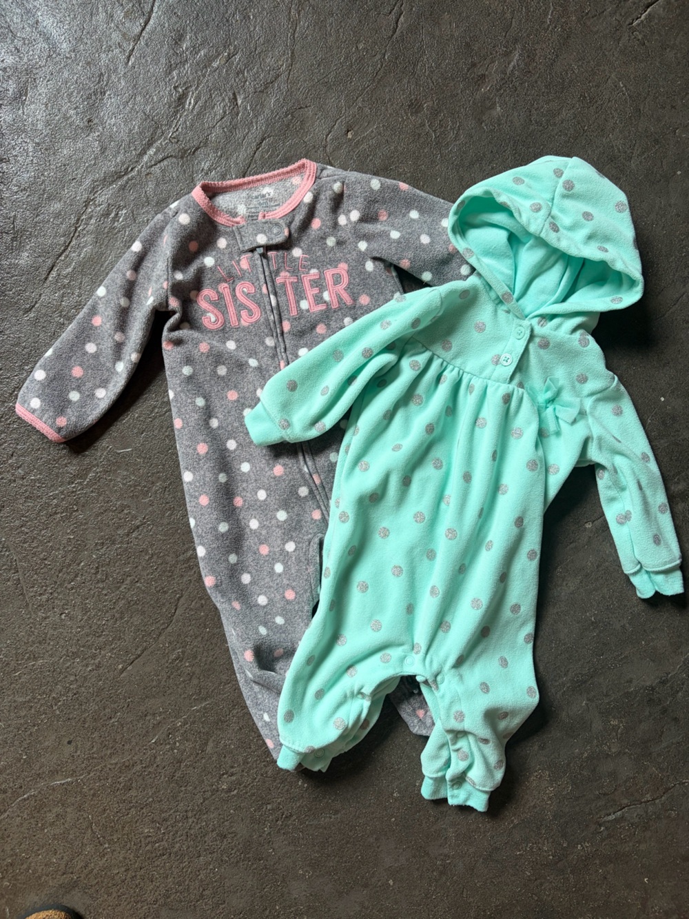 Carter’s Girls 6 Mth One Piece Set of 2